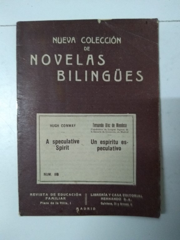 Un espíritu especulativo