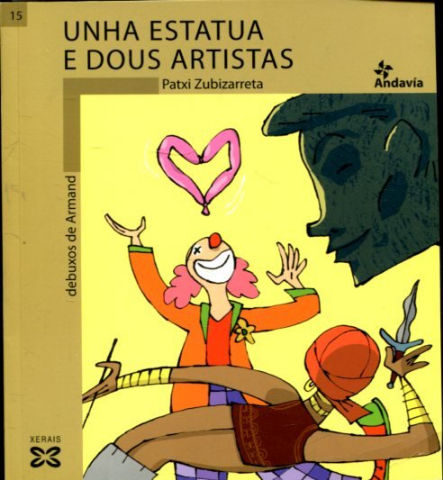 UNHA ESTATUA E DOUS ARTISTAS.
