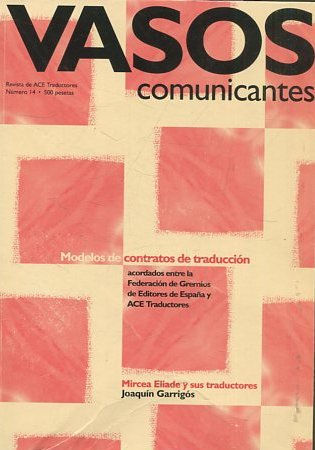 VASOS COMUNICANTES. MODELOS DE CONTRATOS DE TRADUCCION.