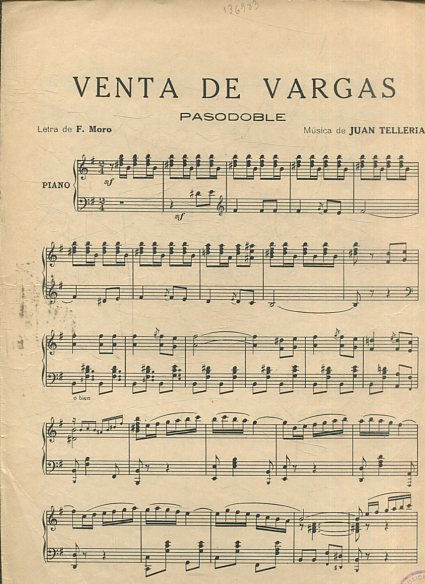VENTA DE VARGAS. PASODOBLE.