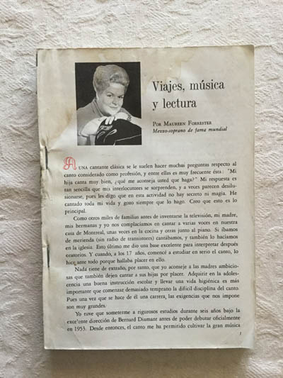 Viajes, música y lectura