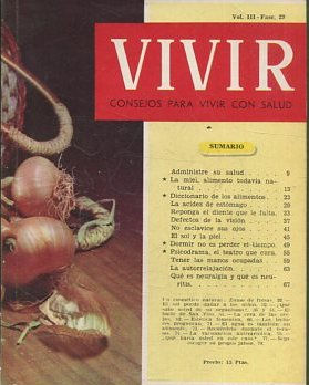 VIVIR CONSEJOS PARA VIVIR CON SALUD. VOL: III-FASC. 29.