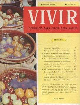 VIVIR CONSEJOS PARA VIVIR CON SALUD. VOL: IV-FASC  35.