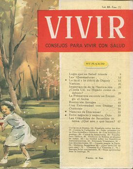 VIVIR CONSEJOS PARA VIVIR CON SALUD.VOL: III -FASE 22.