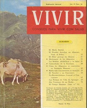 VIVIR CONSEJOS PARA VIVIR CON SALUD.VOL: IV-FASC, 36.