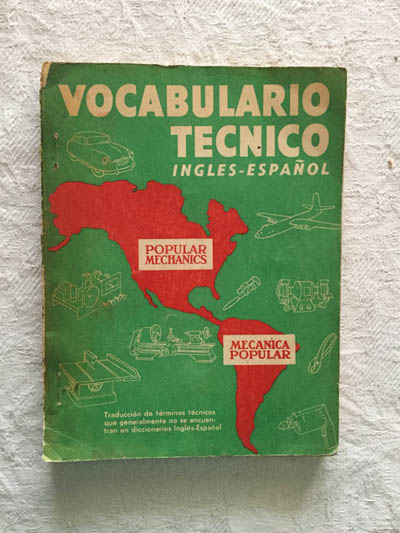Vocabulario técnico inglés-español