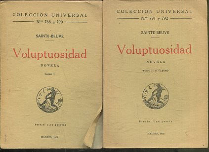 VOLUPTUOSIDAD II TOMOS.