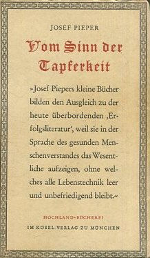VOM SINN DER CAPFERKEIT.