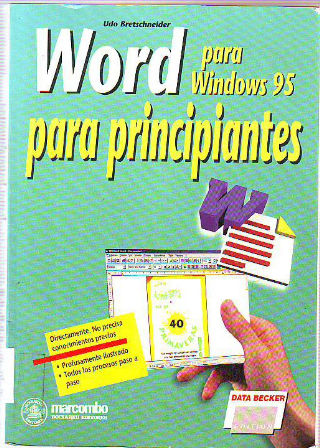 WORD PARA WINDOWS 95 PARA PRINCIPIANTES.