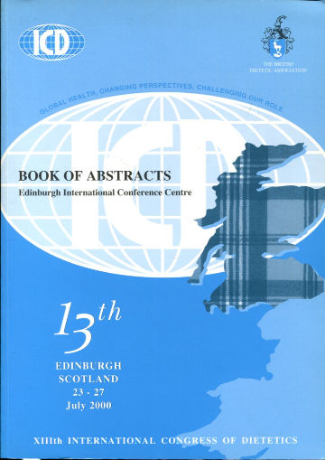 XIIITH INTERNATIONAL CONGRESS OF DIETETICS. BOOK OF ABSTRACTS.
