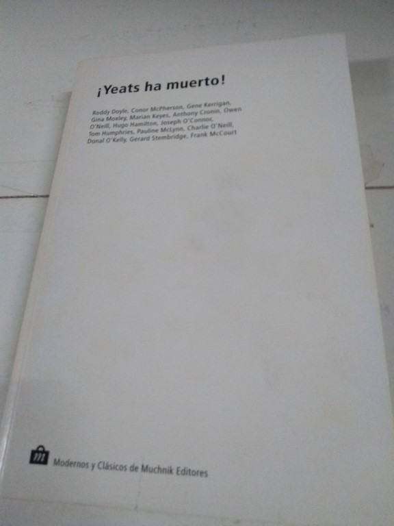 ¡Yeats ha muerto!