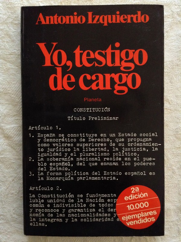 Yo, testigo de cargo