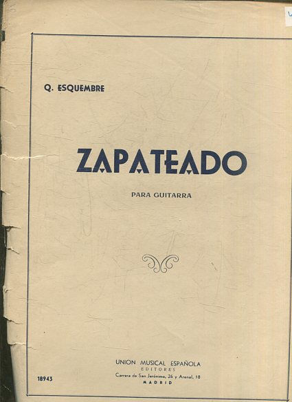 ZAPATEADO PARA GUITARRA.